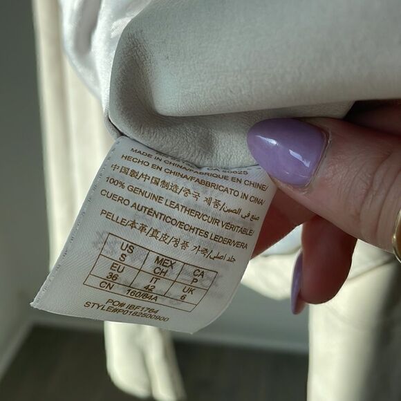 100% Suede Leather Guess by Marciano Jacket SMALL - Picture 7 of 7